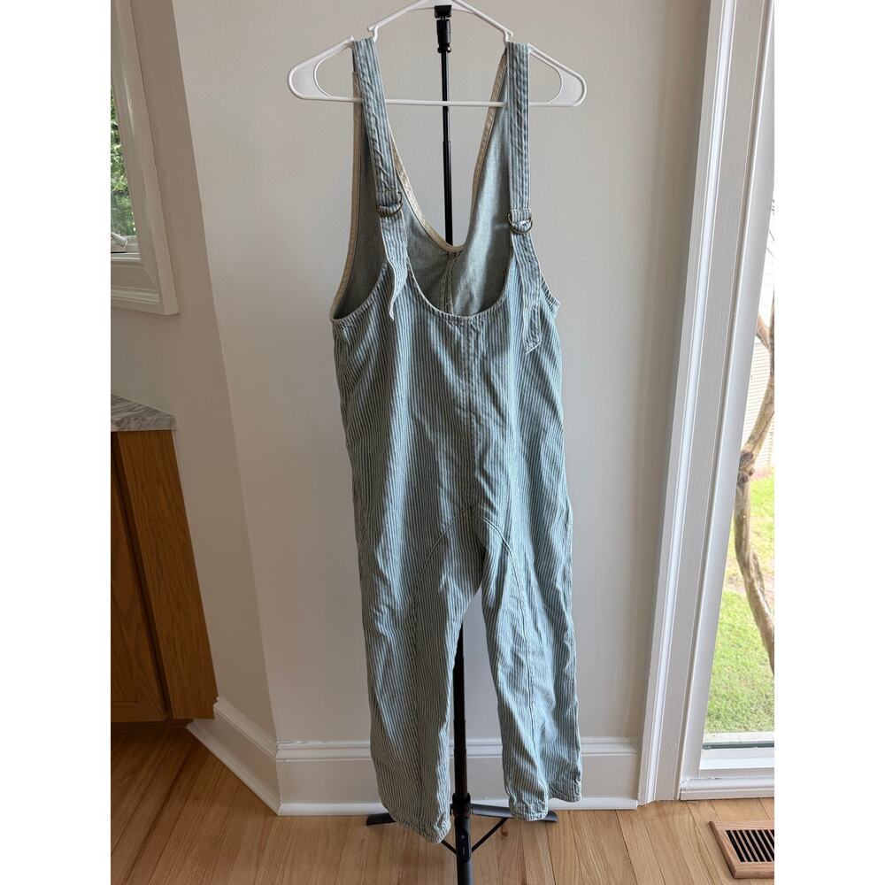 We the Free High Roller Railroad Jumpsuit Cotton Overalls Size Small - Picture 6 of 9